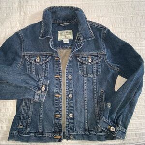 Eddie Bauer 100% Cotton Vintage Jean Jacket M Medium